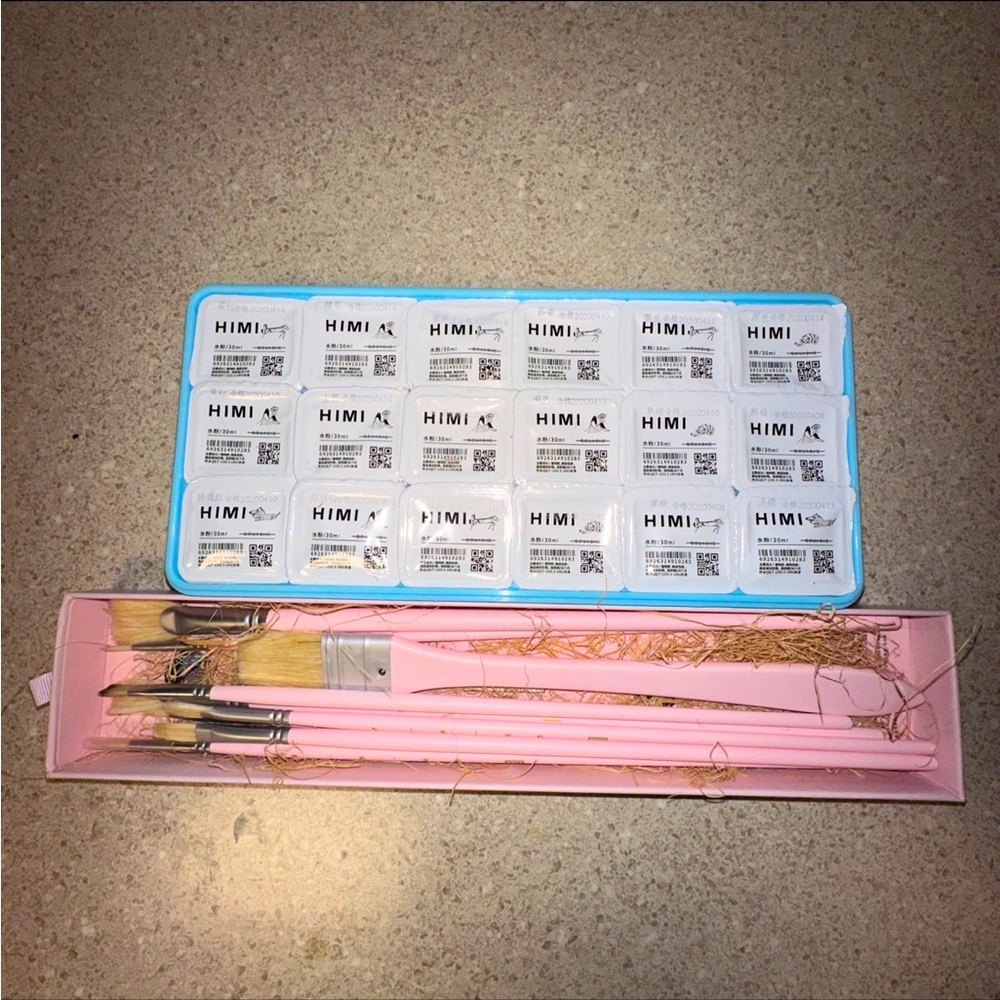 HIMI gouache paint set